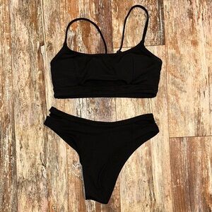 SHEIN Black Bikini Set